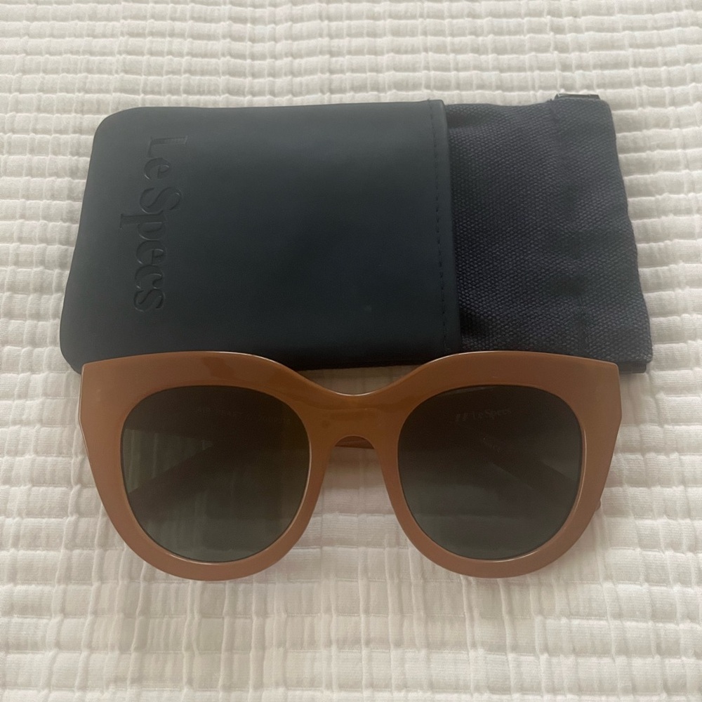 Le Specs Air Heart Sunglasses “Caramel”